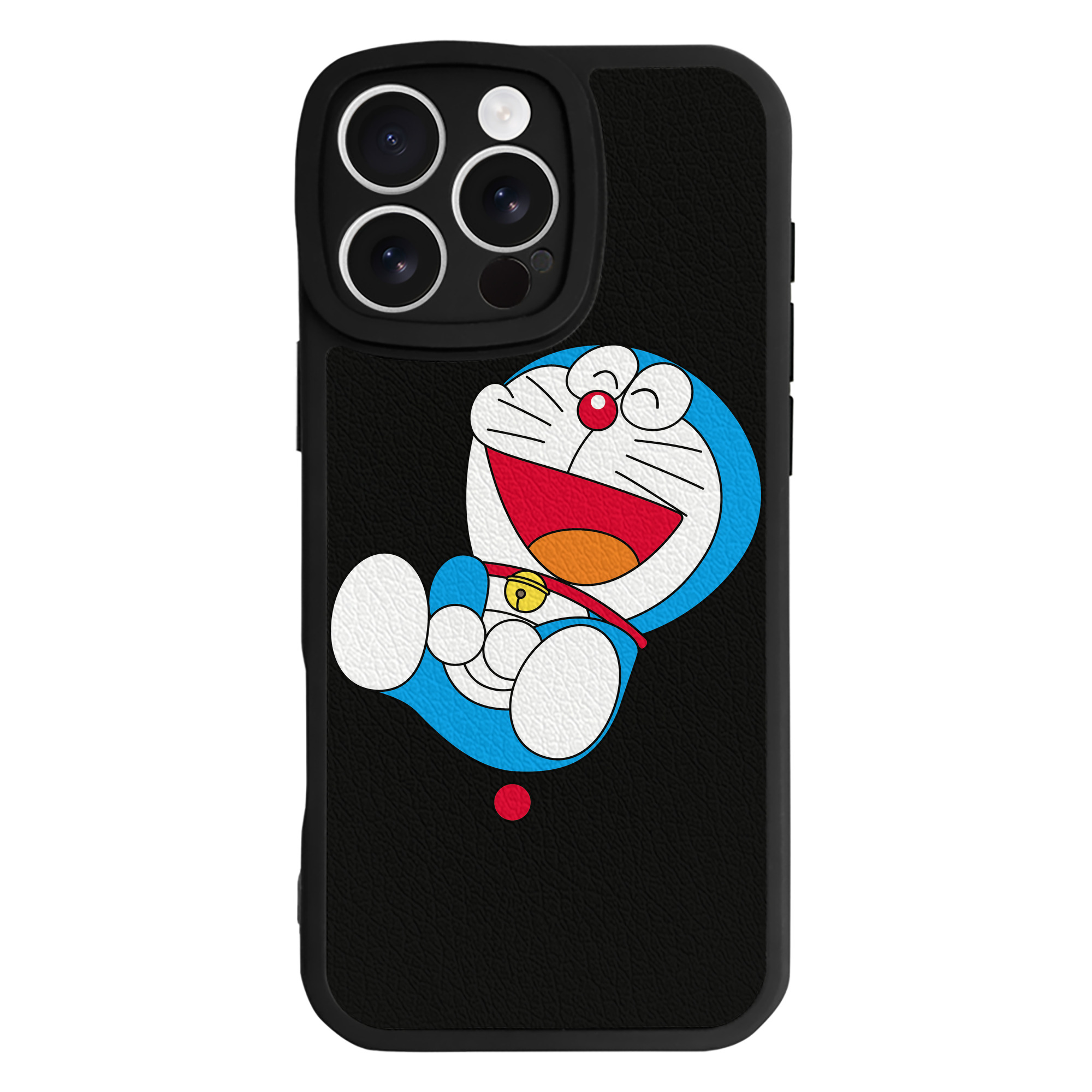 （画像用） ドラえもん Doraemon 【iPhone 16シリーズ対応】シリコンスマホケース（レザー調） 材質：シリコン